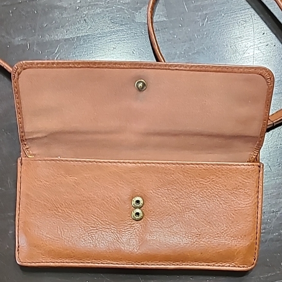 Fossil Brown Leather Crossbody Bag - Picture 4 of 6